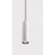 ALEST HL 13W ZOOM 15°-50° Závěsné bodové svítidlo, těleso hliník, povrch bílá, LED 13W, 615lm-1040lm, teplá 3000K, ZOOM nast. vyzař. úhel 15°-50°, 230V, IP20, rozměry d=52mm, h=200mm, vč závěs kabelu l=1500mm, lze zkr.