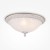 HIRUS PL 3x40W, E27 Stropní svítidlo, základna kov, povrch bílá a zlatá, difuzor sklo opál, pro žárovku 3x40W, E27, 230V, IP20, tř.1. rozměry d=370mm h=190mm.
