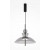 ASIE III HL 11W Závěsné svítidlo, těleso kov, povrch černá, stínítko sklo šedé, LED 11W, 300lm, teplá 3000K, Ra80, 230V, IP20, tř.1, rozměry d=400mm, h=404mm, vč závěs kabelu l=2580mm, lze zkrátit.