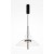 ASIE III HL 11W Závěsné svítidlo, těleso kov, povrch černá, stínítko sklo čiré, LED 11W, 300lm, teplá 3000K, Ra80, 230V, IP20, tř.1, rozměry d=400mm, h=404mm, vč závěs kabelu l=2580mm, lze zkrátit.