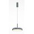 MAREC HL 19W Závěsné svítidlo, těleso kov, povrch šedá, difuzor plast opál, LED 19W, 1000lm, teplá 3000K, Ra80, 230V, IP20, tř.1, rozměry d=300mm, h=200mm, vč. závěs kabelu l=3350mm, lze zkrátit.