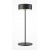 INCLINO TL 3W, USB Stolní lampa, těleso kov, povrch černá, difuzor plast opál, LED 3W, 120lm, teplá 3000K, stmívání, napájení USB baterie, IP20, tř.3, rozměry d=130mm, h=345mm.