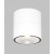 ED PL 12W IP54 Stropní přisazené bodové venkovní svítidlo, výklopné, těleso kov, povrch bílá, krycí sklo čiré, LED 12W, 1050lm, teplá 3000K, 230V, IP54, Ra80, tř.1, rozměry d=108mm, h=108mm.