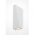 JENY WL 6W IP54 Nástěnné venkovní svítidlo, těleso kov, povrch bílá, difuzor plast opál, LED 6W, 100lm, teplá 3200K, Ra80, 230V, IP54, tř.1, rozměry 90x200x90mm, svítí nahoru/dolů.