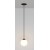 LOUP BI 5W Stropní podhledové závěsné svítidlo, těleso kov, povrch černá, difuzor plast opál, LED 5W, 300lm, teplá 3000K, 230V, IP20, tř.2, rozměry d=100mm, vč závěs kabelu l=2100mm, lze zkrátit.