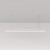 IUS HL 40W Závěsné svítidlo, buňkové, těleso kov, povrch bílá, LED 40W, 3400lm, neutrální 4000K, Ra80, 230V, IP20, tř.1, rozměry 1065x33mm, vč závěs lanka l=2800mm, lze zkrátit.