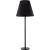 SULENIO F Stojací lampa, základna kov, povrch černá, stínítko textil černá, pro žárovku 3x60W, E27, 230V, IP20, tř.1, rozměry d=580mm, h=1620mm, vč vypínače na kabelu