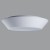 Stropní svítidlo, základna kov, povrch bílá, difuzor sklo opál mat, pro žárovku E27, nebo zářivku 230V, do koupelny IP43, tř.2, "F" rozměry d=490mm, h=115mm