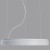 Závěsné svítidlo, základna kov, povrch bílá, difuzor plast PMMA opál, pro žárovku 6x30W, E27 nebo LED, stmív 1-10V nebo DALI, 230V, IP41, tř.1, d=900mm, h=90mm, závěs l=1000mm, lze zkrátit