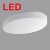 Stropní svítidlo, základna kov, povrch bílá, difuzor sklo triplex opál, LED 20W/29W, 2590lm/2700lm, 3880lm/4050lm, teplá 3000K nebo neutrální 4000K, stmív 1-10V nebo DALI, 230V, do koupelny IP43, tř.2, rozměry dle typu.