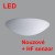 AURA 4 LED-1L15C07K75/072/NK1W HF 3000 Stropní svítidlo, SA běžné i nouz svíc, záloha 1W/3h +HF senz pohybu 10s-10min, zákl. kov, bílá, difuzor sklo opál, LED 21W, 2770lm/2050lm teplá 3000K, Ra80, 230V, IP43, tř.1, "F", d=420mm, h
