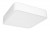 ARABELA Stropní svítidlo, základna kov, bílá, difuzor plast opál, LED 138W, teplá 3000K, 8970lm, Ra80, 230V, IP20, rozměry 800x800x110mm
