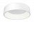 CIRCULAR C LED Stropní svítidlo, základna kov, bílá, difuzor plast opál, LED 32W, teplá 3000K, 2080lm, Ra80, 230V, IP20, rozměry d=455mm, h=110mm