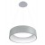  CIRCULAR 60 S LED 42W Závěsné svítidlo, základna kov, šedostříbrná, difuzor plast opál, LED 42W, teplá 3000K, 2730lm, Ra80, 230V, IP20, rozměry d=600mm, h=130mm, vč. lank záv h=1200m, lze zkrt,