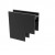 HOROS corner PV II 80x80mm Rohová L spojka 90°, vertikální odbočení, přisazeného magnetického systému, materiál hliník, povrch černá, 48V, rozměry 80x80mm