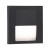 STEPS HF senzor MASTER LED 1W Vestavné svítidlo do stěny, MASTER HF senzor pohybu, záběr 180°, dosah cca 3m, čas 30s-5minut, materiál plast,černá, LED 1W, teplá 2700K, 80lm, 230V, IP20, 80x80x35mm, svítí dolů, montáž do KU68