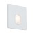 LENGIS LED 1,7W SQ Vestavné svítidlo do stěny čtvercové, materiál plast, bílá, LED 1,7W, teplá 2700K, 110lm, 230V, IP20, tř.2, 78x78x35mm, svítí dolů, montáž do KU68