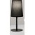 WALDSEE Stolní lampa, husí krk, těleso kov, povrch černá mat, stínítko textil černá, pro žárovku 1x40W, E14, 230V, IP20, rozměry: d=110mm, h=280mm.