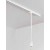 ZAGA adaptér E27 Adaptér pro montáž a napájení do 3-fázové lišty s teleksopickou tyčí a flexibilní hlavou 90°, pro žárovku 1x60W, E27,  materiál kov, povrch bílá, IP20, tř.1, max. délka tyče l=650mm.