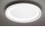 ZDIS WL/PL 38W Nástěnné nebo stropní svítidlo, těleso hliník, povrch bílá mat, dif plast opál, LED 38W, 2060lm, teplá 3000K, Ra83, 230V, IP20, tř.1, rozměry d=400mm, h=60mm, svítí nahoru/dolů.
