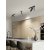 MIRKOS WL/PL 10W Nástěnné nebo stropní bodové svítidlo, nast. směr svícení, těleso hliník, povrch černá, LED 10W, 1120lm, teplá 3000K, Ra90, 230V, IP20, tř.1, rozměry d=42mm, h=23mm.