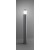 MERTEN FL 1x20W E27 IP54 Sloupkové svítidlo, těleso hliník, povrch černá antracit, dif. plast opál, pro žárovku 1x20W, E27, 230V, IP54, tř.1, rozměry d=110mm, h=500mm.