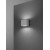 ZHANG WL 10W IP65 Nástěnné venkovní svítidlo, těleso hliník, povrch šedá, dif sklo, LED 10W, 850lm, teplá 3000K, Ra80, 230V, IP65, tř.1, rozměry 90x85x85mm, svítí nahoru/dolů.