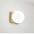 KODE 8W IP40 Stropní svítidlo, těleso hliník, povrch bílá mat, difuzor sklo opál, LED 8W, 856lm, teplá 3000K, Ra90, 230V, IP40, tř.1, rozměry d=100mm.