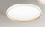 JANAK PL 40W CCT Stropní svítidlo, základna kov, povrch vnější bílá, vnitřní zlatá, dif. plast opál, LED 40W, 3505lm, přepín. CCT teplá 3000K-neutr 4000K-denní 6000K, stmív. TRIAC, Ra90, 230V, IP20, d=490mm, h=60mm.