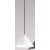 ZVAN HL 12W Závěsné svítidlo, lustr, těleso hliník, povrch bílá, dif plast opál, LED 12W, 1509lm, teplá 3000K, Ra80, 230V, IP20, tř.1, rozměry d=190mm, h=130mm, vč závěs kabelu l=3000mm, lze zkr.