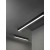 ZIDEK 20W Přisazené/závěsné svítidlo, materiál hliník, povrch černá, dif plast opál, LED 20W, 1520lm, přepín CCT teplá 3000K-denní 6000K, stmív, UGR<22, Ra90, 230V, IP20, tř.1, rozměry 600x50x75mm.
