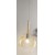 CATINO HL 1x40W E27 Závěsné svítidlo, základna kov, povrch chrom, stínítko sklo jantarové, pro žárovku 1x40W, E27, 230V, IP20, tř.1, rozměry d=200mm, h=350mm, vč závěs kabelu l=2500mm, lze zkr.