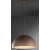 MANARIN HL 1x60W E27 Závěsné svítidlo, těleso kov, povrch vnější hnědá, vnitřní zlatá, pro žárovku 1x60W, E27, 230V, IP20, tř.1, rozměry d=500mm, h=250mm, vč závěs kabelu l=3000mm, lze zkr.