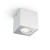 BOX Stropní, bodové svítidlo, výklopné +-25°, těleso kov, povrch bílá, LED 4,5W, 500lm, nastav teplota teplá 2200K-2700K, 230V, IP20, tř.1, rozměry 103x103x100mm