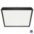 SANSE SQ Stropní, čtvercové svítidlo, těleso hliník, povrch černá, difuzor plast opál, LED 30W, neutrální 4000K, 2750lm,  Ra80, 230V, do koupelny IP44, rozměry 280x280x24mm.