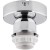 Stropní svítidlo, těleso kov, povrch chrom lesk, pro žárovku 1x60W, E27, 230V, IP20, tř.1. rozměry d=100mm h=90mm