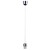 LIPON závěsný kabel s objímkou CHROM Závěsný kabel s objímkou, těleso plast, povrch chrom lesk, pro žárovku 1x60W, E27, 230V, IP20, tř.1. rozměry závěsný kabel transparentní h=800mm, lze zkrátit
