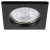 Podhledové bodové svítidlo, těleso kov, povrch černá, pro žárovku 1x25W, GU5.3, 12V, IP20, tř.3, rozměry 78x78mm.
