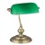 NURTMERO TABLE 1x60W E27 Stolní lampa, těleso kov, povrch bronz mat, difuzor sklo zelená, pro žárovku 1x60W, E27, 230V, IP20, tř.1. 1 rameno, rozměry w=270mm h=330mm