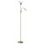 BUSTO stojací lampa BRONZ Stojací lampa, dvě svítidla, rameno pro žárovku 1x40W, E14, těleso kov, povrch bronzová, difuzor sklo opál, pro žárovku 60W, E27, 230V, IP20, tř.1. rozměry d=285mm, h=1775mm, vypínač na kabel