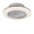 CARDAMO I 36W, CCT Stropní ventilátor s osvětlením, těleso plast bílá, difuzor plast opál, LED 36W, CCT přepín teplota teplá 3000K - denní 6000K, 2100lm stmív.dálk. ovl., 230V, IP20, tř.2, rozměry d=550mm, h=180mm.