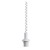 Závěsný kabel s objímkou, těleso plast, povrch dle typu, pro žárovku 1x60W, E27, 230V, IP20, tř.1. stahovací závěs h=500-1000mm