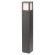 VILEM POLE Sloupkové svítidlo, těleso hliník, povrch šedočerná, difuzor plast, opál, pro úspornou žárovku 1x23W, E27, IP54, tř.1, 108x108x660mm