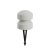 OXYTO 9W 360° 24V Sloupkové svítidlo, těleso beton, barva slonová kost, dif sklo opál, LED 9W, 347lm, teplá 3000K, vyzař. úhel 360°, Ra90, 24V, IP65, tř.3, rozměry d=160mm, h=185mm, vč. bodce do záhonu.