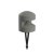 OXYTO 8W 180° 230V Sloupkové svítidlo, těleso beton, barva tm. šedá, dif sklo opál, LED 8W, 152lm, teplá 3000K, vyzař. úhel 180°, Ra90, 230V, IP65, tř.1, rozměry d=160mm, h=185mm, vč. bodce do záhonu.