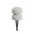 OXYTO 8W 360° 230V Sloupkové svítidlo, těleso beton, barva slonová kost, dif sklo opál, LED 8W, 325lm, teplá 2700K, vyzař. úhel 360°, Ra90, 230V, IP65, tř.1, rozměry d=160mm, h=185mm, vč. bodce do záhonu.