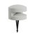 OXYTO 15W 180° 230V Sloupkové svítidlo, těleso beton, barva slonová kost, dif sklo opál, LED 15W, 308lm, teplá 2700K, vyzař. úhel 180°, Ra90, 230V, IP65, tř.1, rozměry d=250mm, h=185mm, vč. bodce do záhonu.
