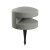 OXYTO 15W 180° 230V Sloupkové svítidlo, těleso beton, barva tm. šedá, dif sklo opál, LED 15W, 308lm, teplá 2700K, vyzař. úhel 180°, Ra90, 230V, IP65, tř.1, rozměry d=250mm, h=185mm, vč. bodce do záhonu.