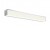 LEA IP44 Nástěnné svítidlo nad zrcadlo,  těleso kov, povrch chrom, difuzor plast opál, LED 17W, 1904/1343lm teplá 3000K, Ra90, 230V, IP44, rozměry 600x60x80mm