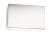 DATRONIA 17W Nástěnné svítidlo, základna kov, povrch chrom, dif plast opál, LED 17W, teplá 3000K, 1723lm, Ra90, 230V, IP20, tř.1, rozměry 200x120x55mm, svítí nahoru/dolů.